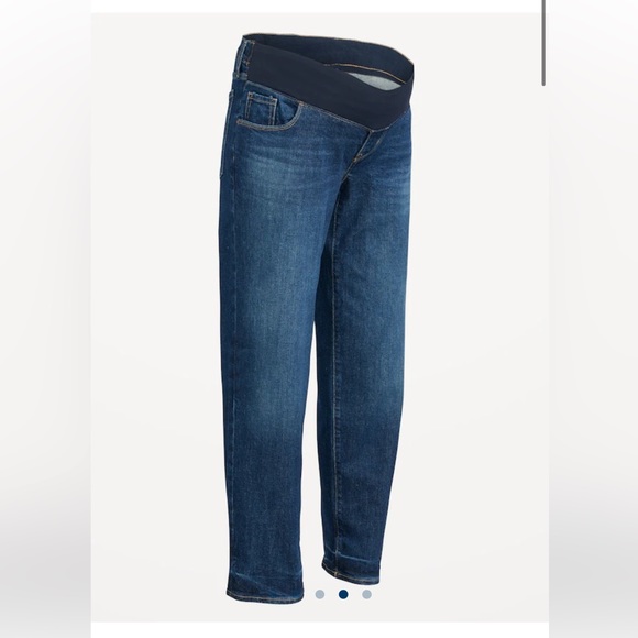 Old Navy Woman’s Size 18 Maternity Front Low-Panel OG Loose Jeans - Picture 4 of 5